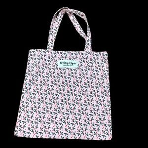 Flying Tiger Copenhagen Holly Print Christmas Tote Bag